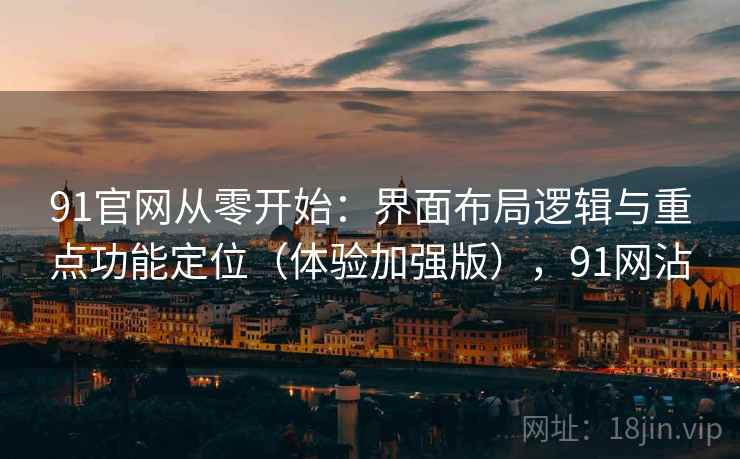 91官网从零开始：界面布局逻辑与重点功能定位（体验加强版），91网沾