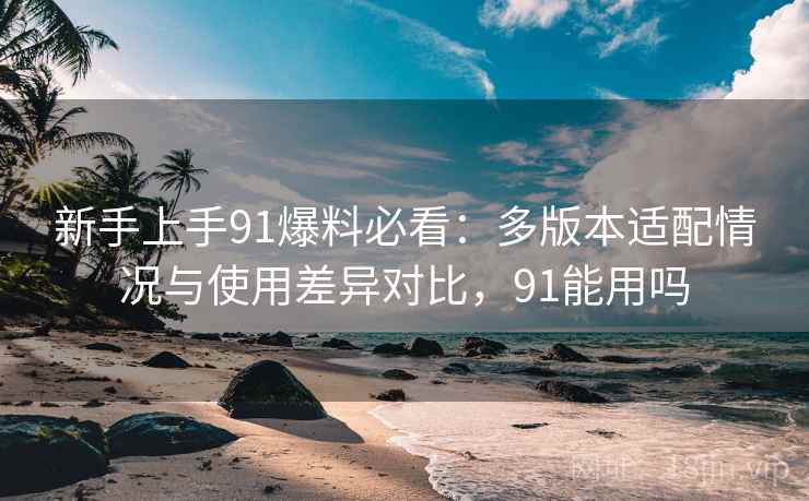 新手上手91爆料必看:多版本适配情况与使用差异对比,91能用吗 新手上手91爆料必看:多版本适配情况与使用差异对比,91能用吗