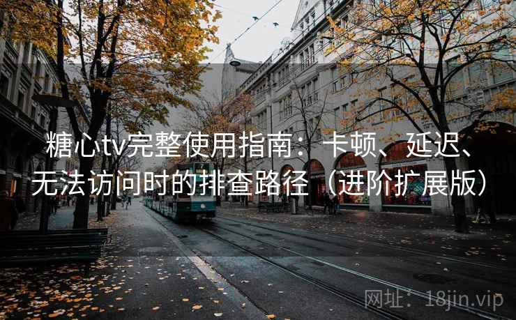 糖心tv完整使用指南：卡顿、延迟、无法访问时的排查路径（进阶扩展版）